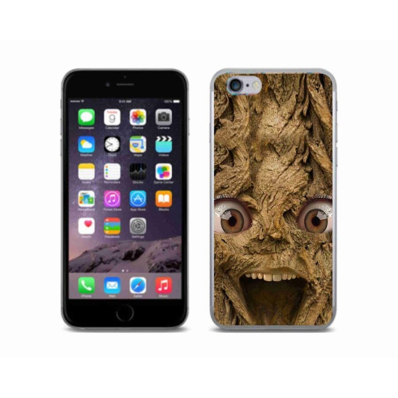 Gél borítás mmCase iPhone 6/6S készülékhez - boldog fa szemekkel