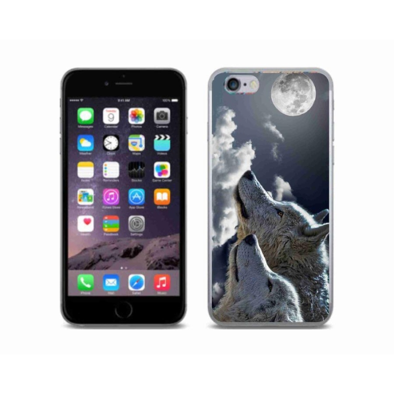 Gél borítás mmCase iPhone 6/6S készülékhez - farkasok