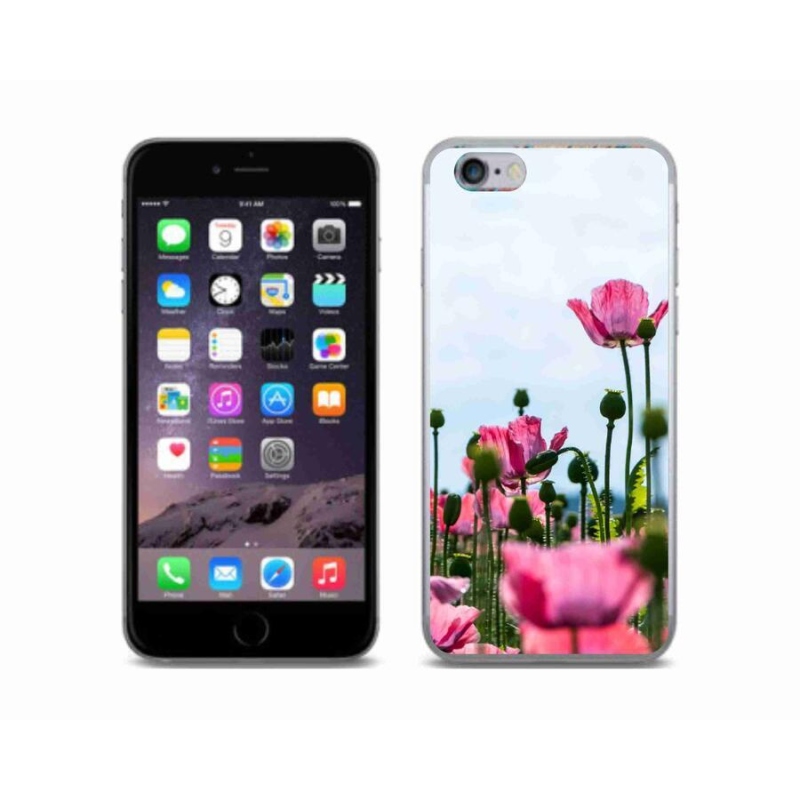 Gél borítás mmCase iPhone 6/6S készülékhez - mákos színű