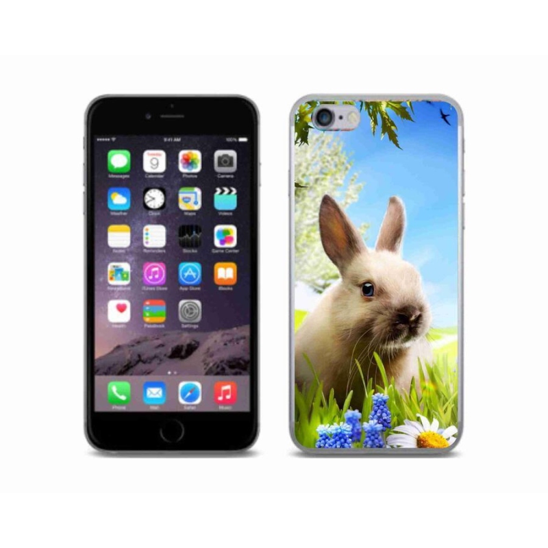 Zselés borítás mmCase iPhone 6/6S készülékhez - nyuszi