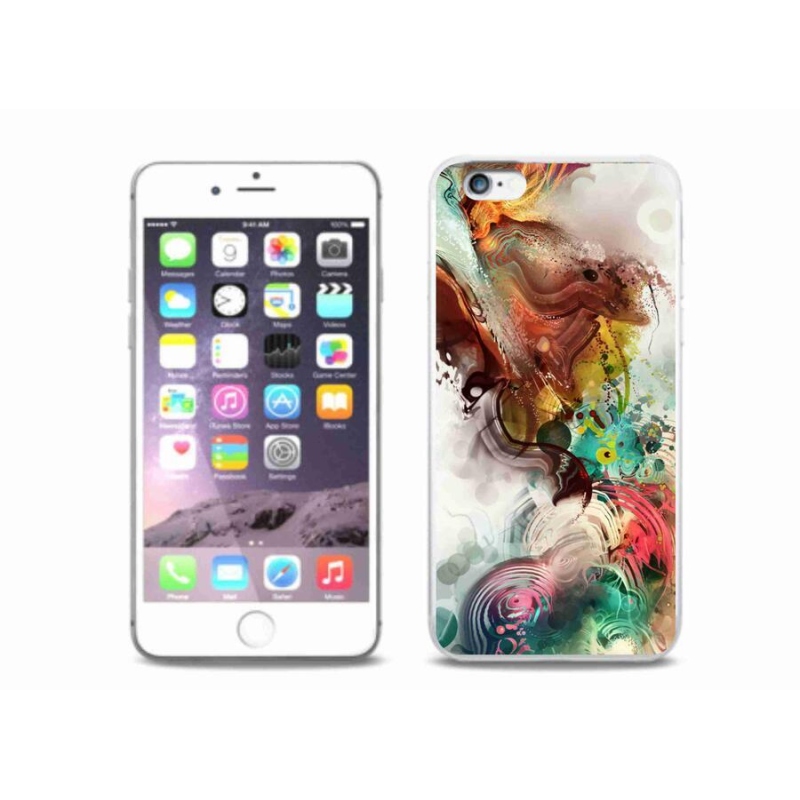 Zselés borítás mmCase iPhone 6 Plus/6S Plus készülékhez - absztrakt 1