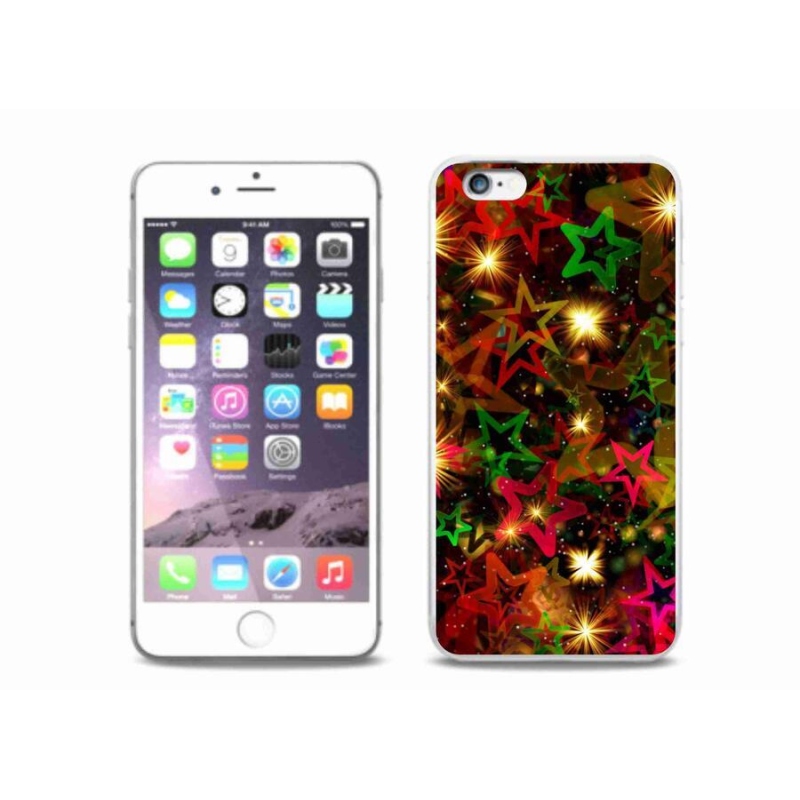 Zselés borítás mmCase iPhone 6 Plus/6S Plus készülékhez - színes csillagok