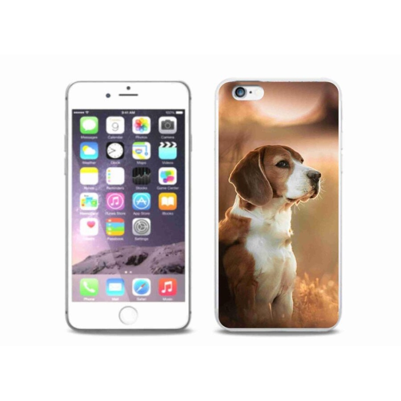 Gél védőburkolat mmCase iPhone 6 Plus/6S Plus készülékhez - bézs színű