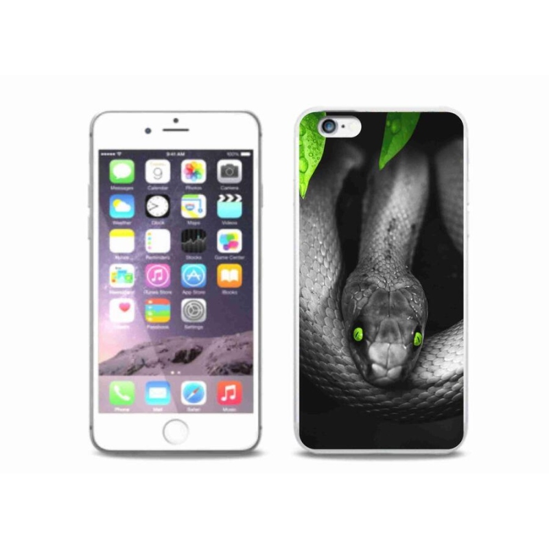 Gél védőburkolat mmCase iPhone 6 Plus/6S Plus készülékhez - kígyó