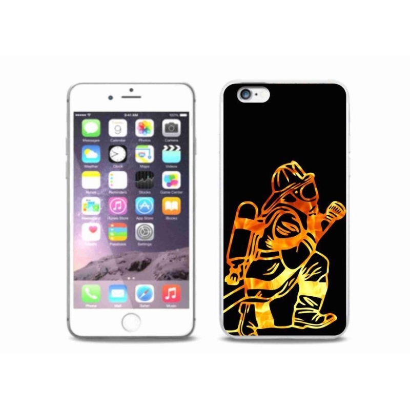 Gél borítás mmCase iPhone 6 Plus/6S Plus készülékhez - tűzoltó 1