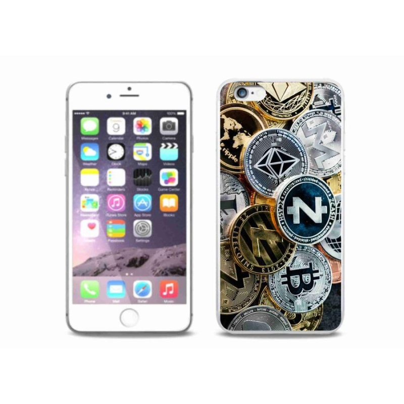 Gél borítás mmCase iPhone 6 Plus/6S Plus készülékhez - kriptovaluták