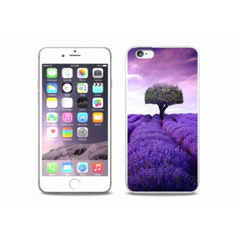 Zselés borítás mmCase iPhone 6 Plus/6S Plus készülékhez - levendula rét