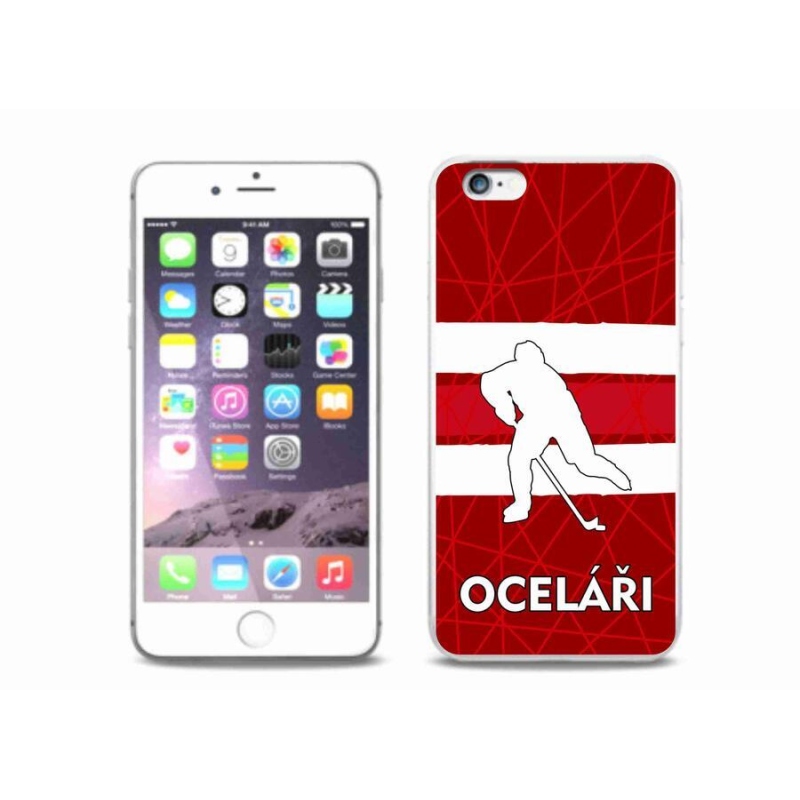 Gél védőburkolat mmCase iPhone 6 Plus/6S Plus készülékhez - Acélszín