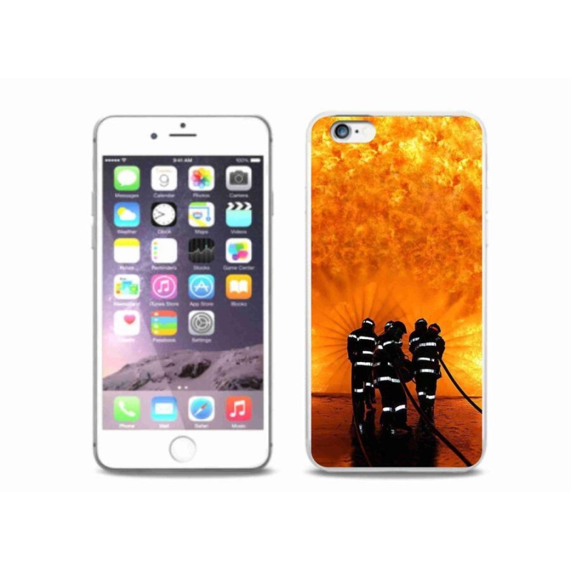 Zselés borítás mmCase iPhone 6 Plus/6S Plus készülékhez - tűz
