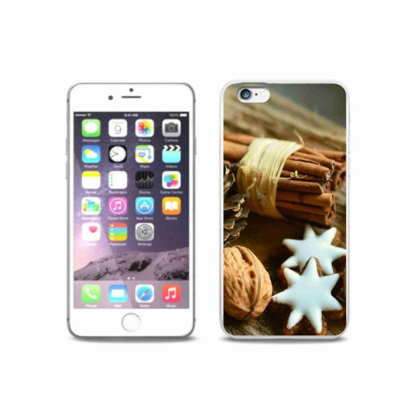 Zselés borítás mmCase iPhone 6 Plus/6S Plus készülékhez - fahéj és mézeskalács