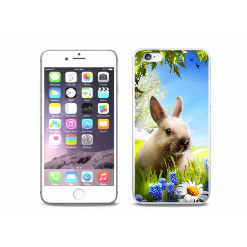 Zselés borítás mmCase iPhone 6 Plus/6S Plus készülékhez - nyuszi