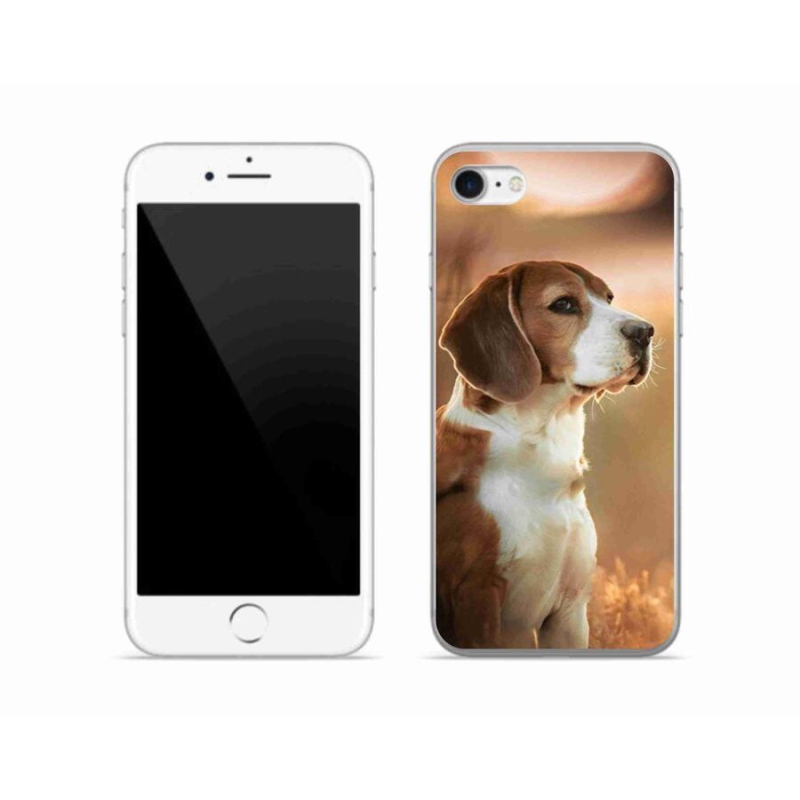 Zselés tok mmCase iPhone 7 készülékhez - bézs színű