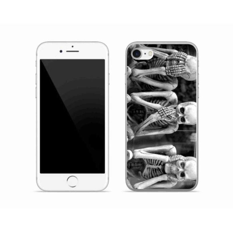 Zselés borítás mmCase iPhone 7 készülékhez - csontvázak