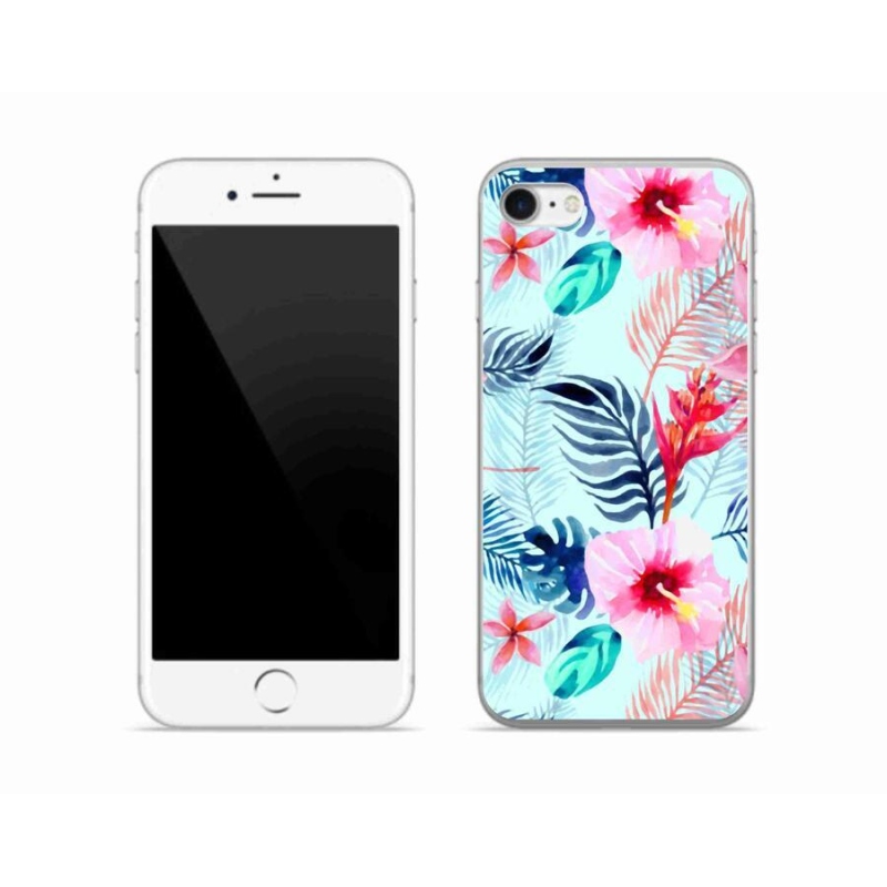 Gél borítás mmCase iPhone 7 készülékhez - virágok