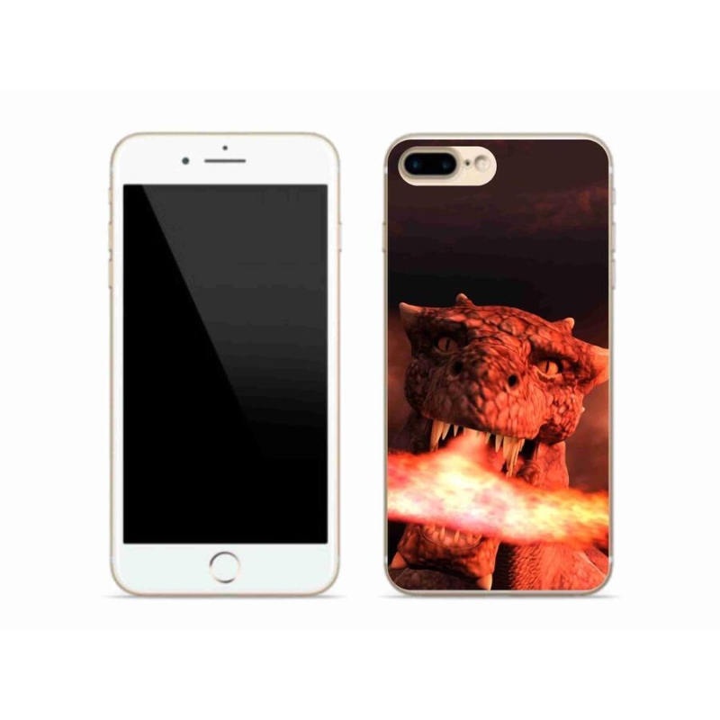 Zselés borítás mmCase iPhone 7 Plus készülékhez - sárkány