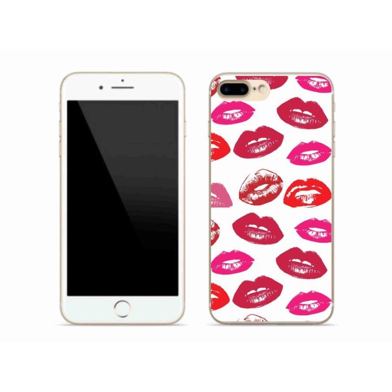 Zselés borítás mmCase iPhone 7 Plus készülékhez - ajkak