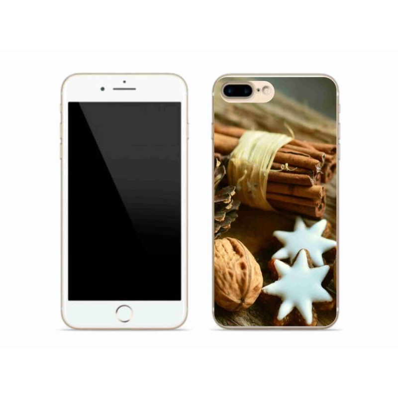 Zselés borítás mmCase iPhone 7 Plus készülékhez - fahéj és mézeskalács