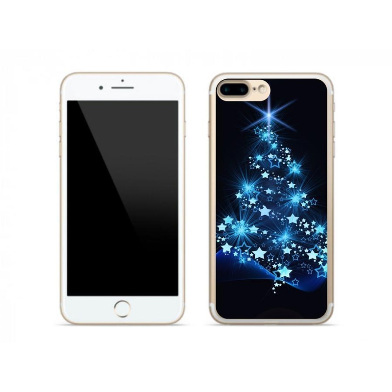 Gél borítás mmCase iPhone 7 Plus készülékhez - karácsonyfa