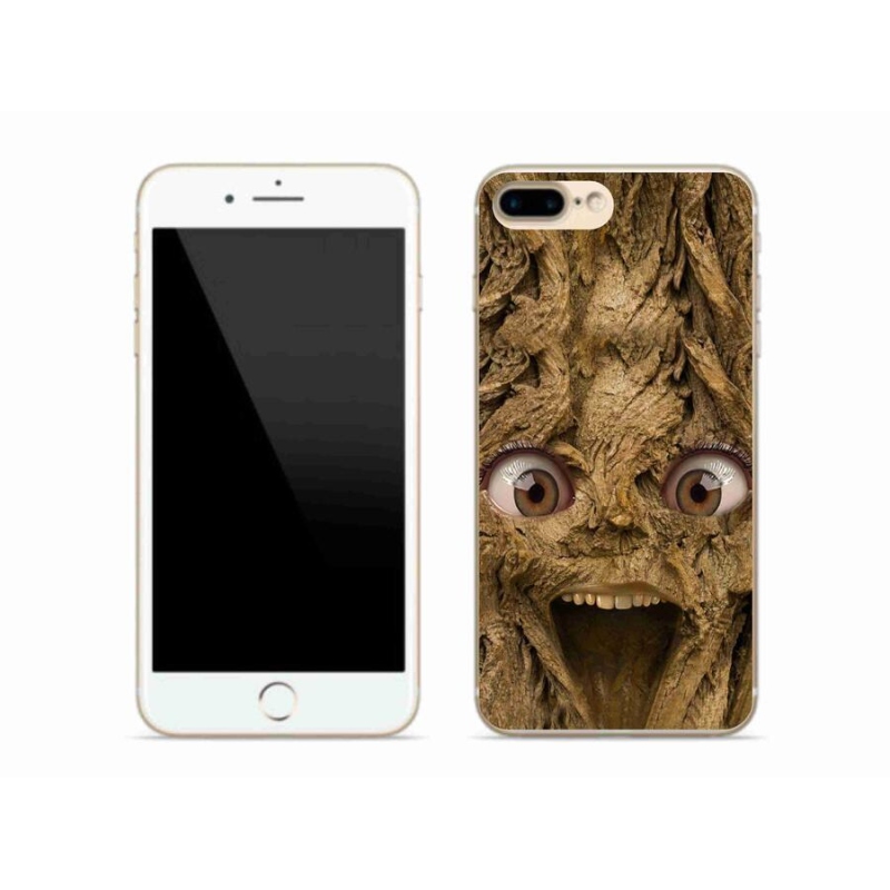 Gél borítás mmCase iPhone 7 Plus készülékhez - boldog fa szemekkel