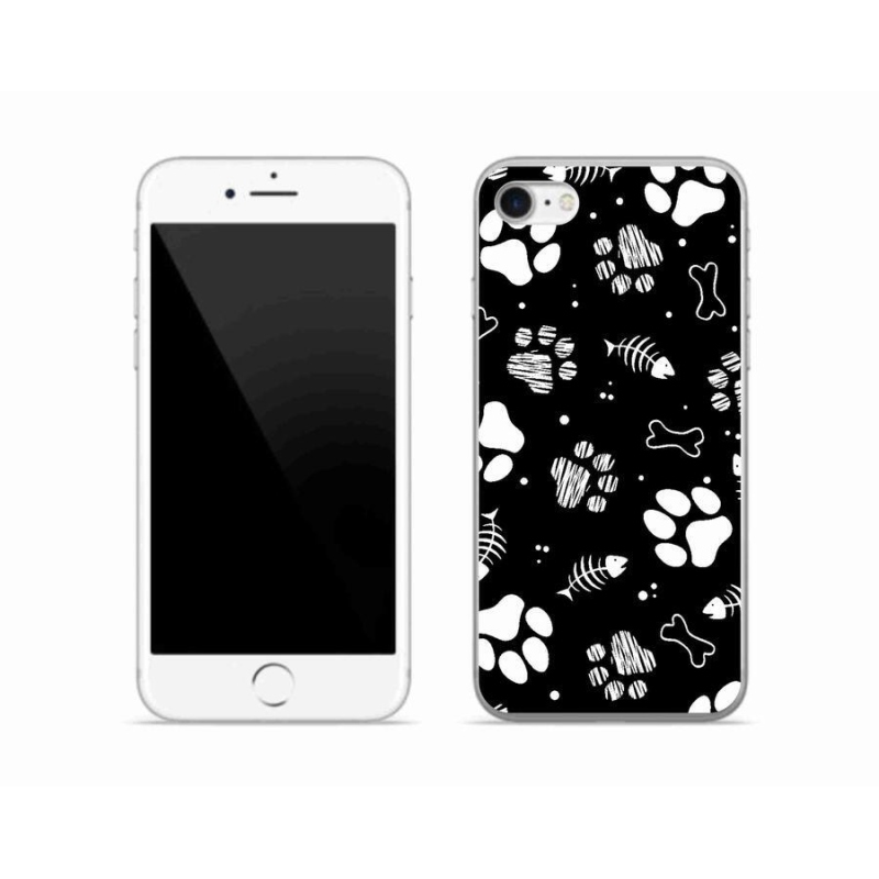 Gél borítás mmCase iPhone 7 készülékhez - kutyamancsok