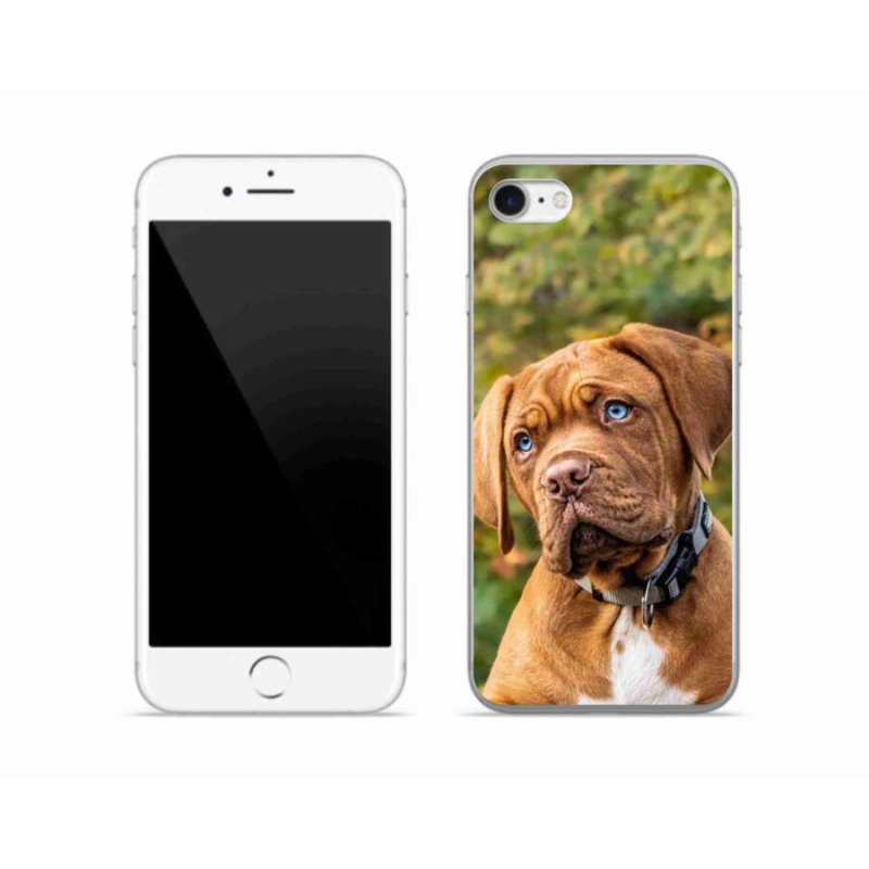 Zselés borítás mmCase iPhone 7 készülékhez - kölyökkutyakék