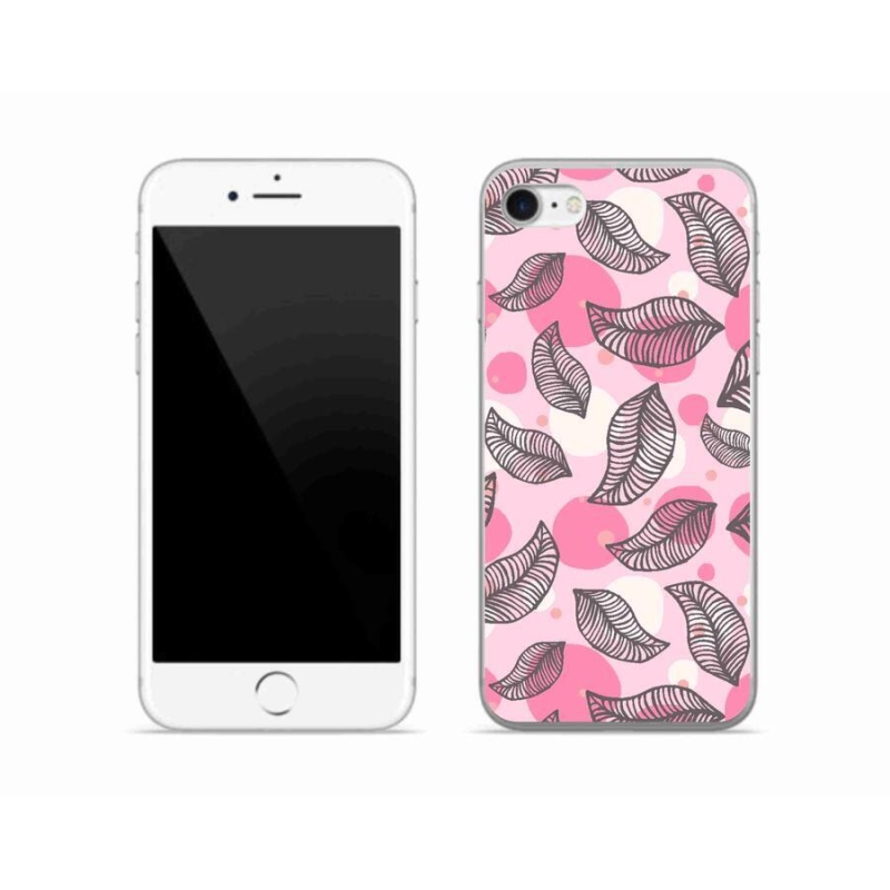 Gél borítás mmCase iPhone 8 készülékhez - rajzfilmes hulló levelek