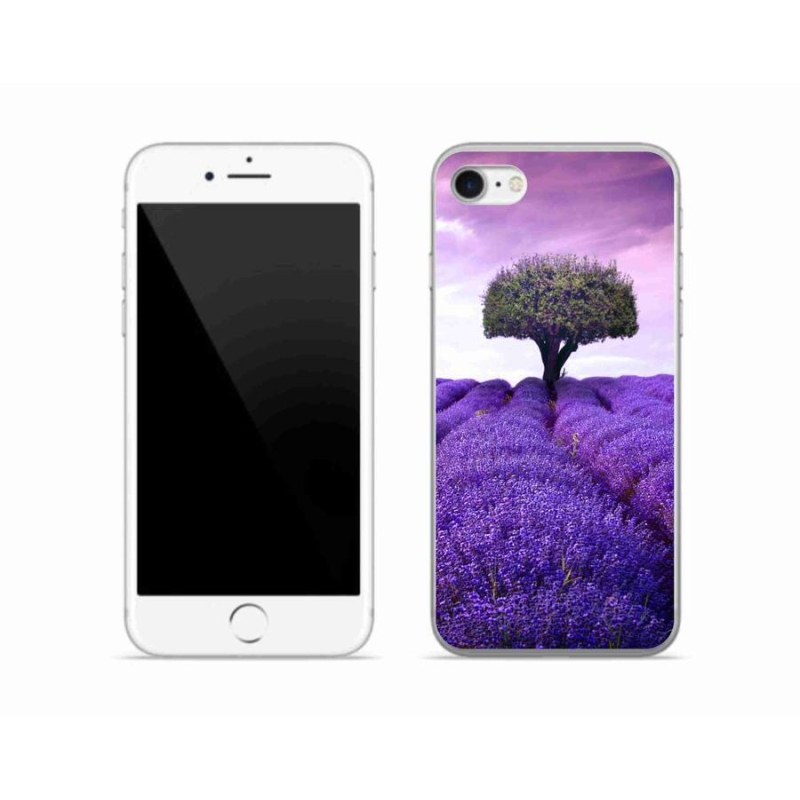 Zselés borítás mmCase iPhone 8 készülékhez - levendula rét