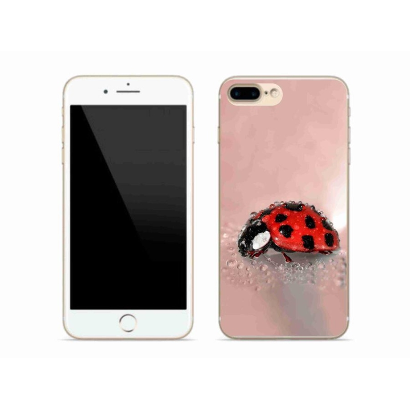 Zselés borítás mmCase iPhone 8 Plus készülékhez - katicabogár