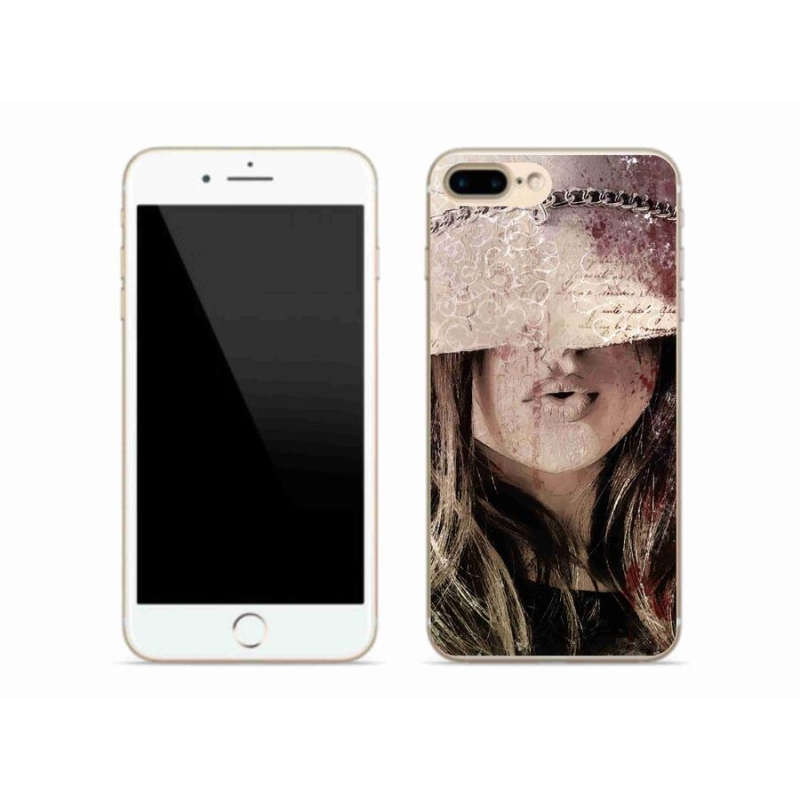 Gél védőburkolat mmCase iPhone 8 Plus készülékhez - lány