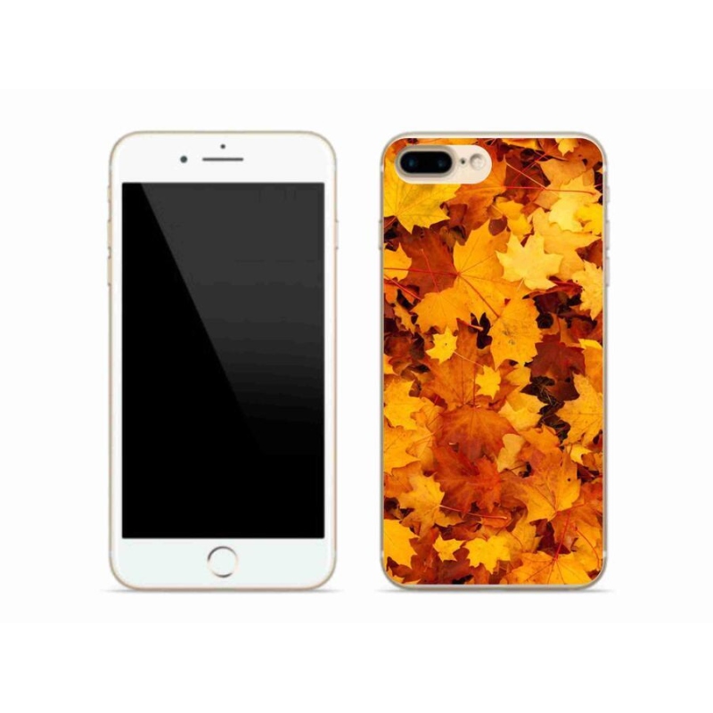 Zselés borítás mmCase iPhone 8 Plus készülékhez - juharlevelek