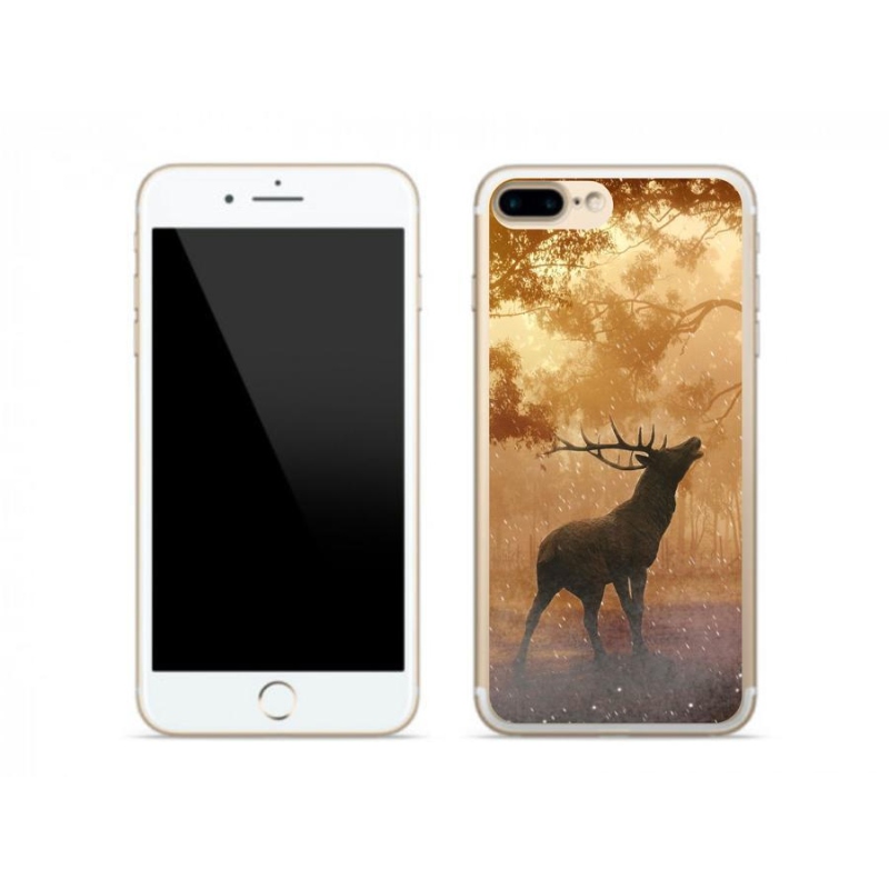 Zselés borítás mmCase iPhone 8 Plus készülékhez - szarvas a vadászaton
