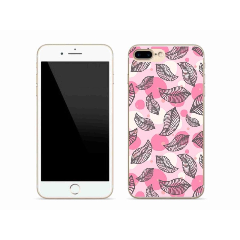 Zselés borítás mmCase iPhone 8 Plus készülékhez - rajzfilmes hulló levelek