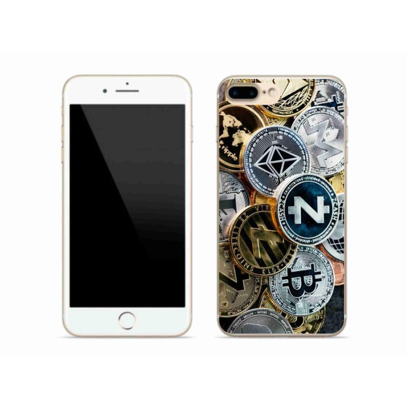 Gél borítás mmCase iPhone 8 Plus készülékhez - kriptovaluták