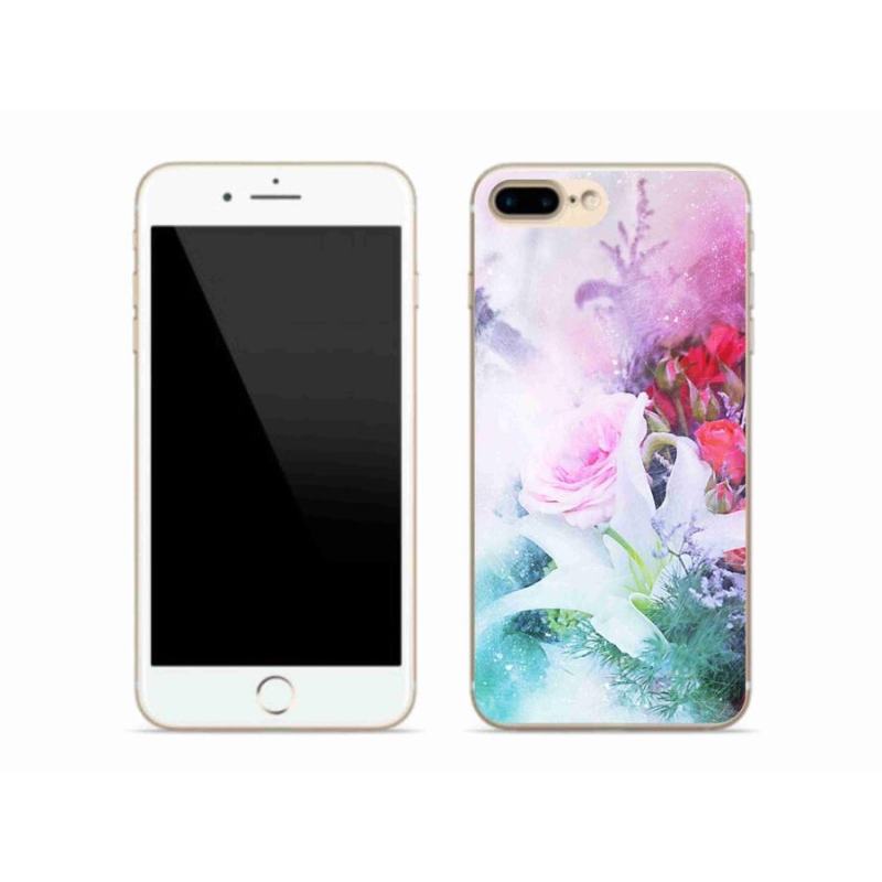 Gél borítás mmCase iPhone 8 Plus készülékhez - virágok 4