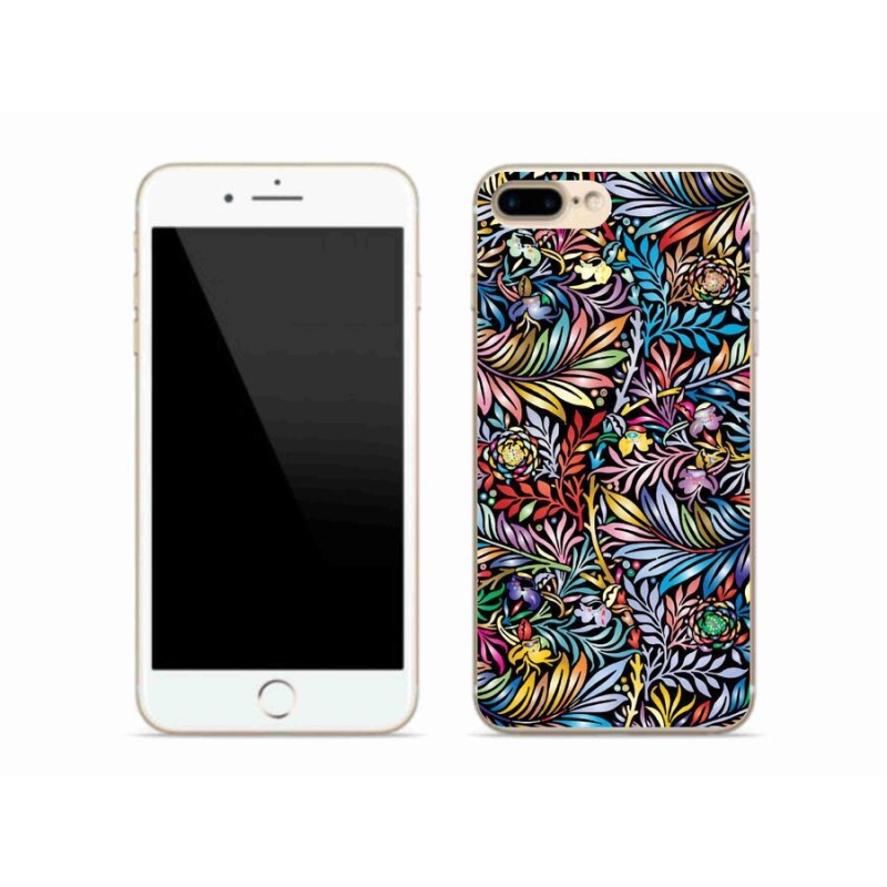 Zselés borítás mmCase iPhone 8 Plus készülékhez - virágok 5