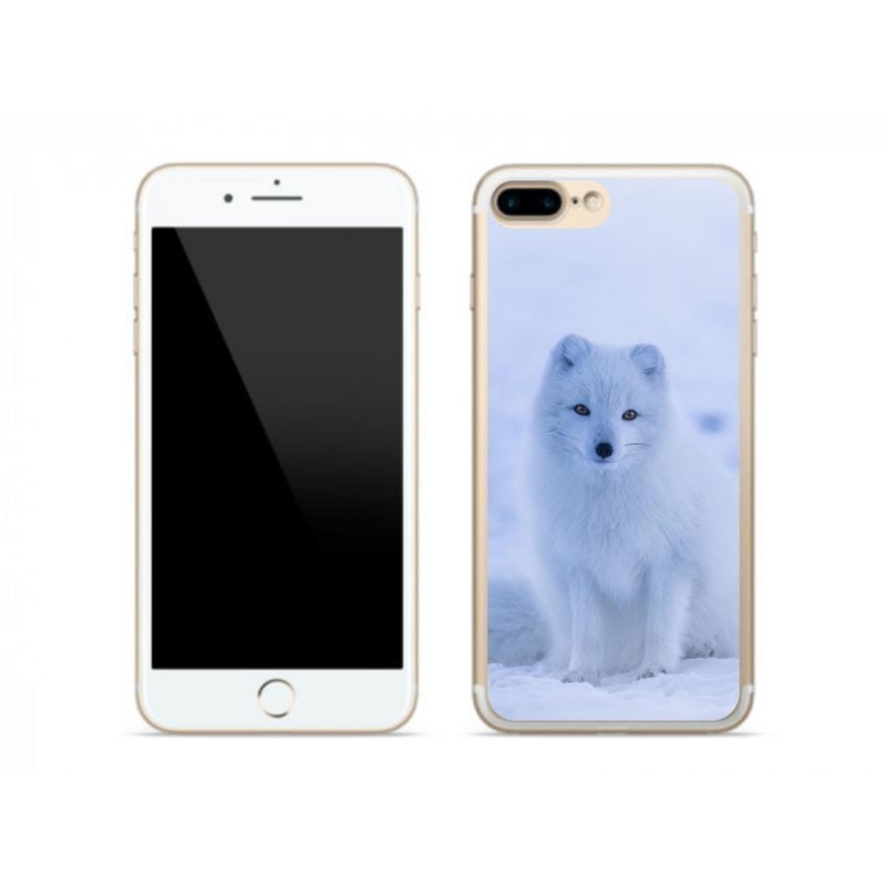 Zselés borítás mmCase iPhone 8 Plus készülékhez - sarki róka