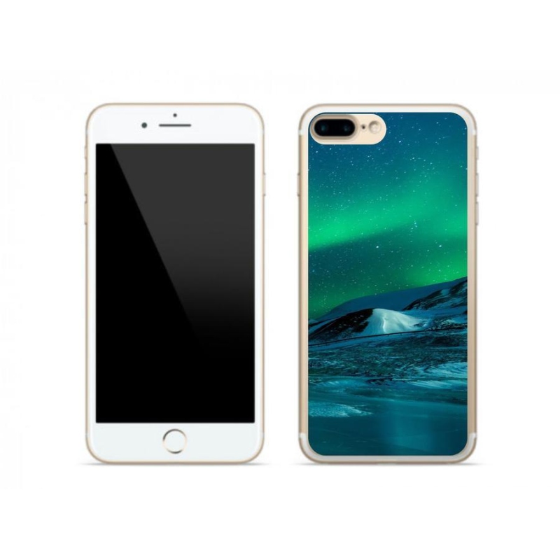 Zselés borítás mmCase iPhone 8 Plus készülékhez - sarki fény
