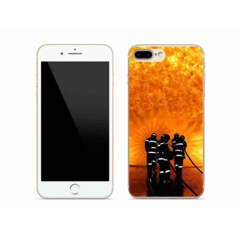 Zselés borítás mmCase iPhone 8 Plus készülékhez - tűz