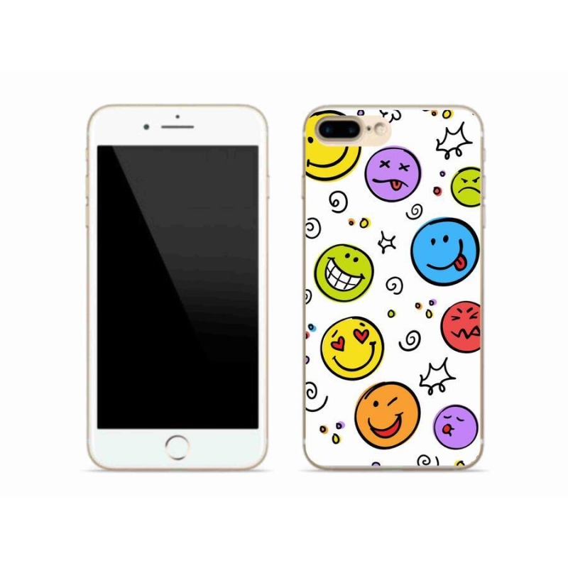 Gél borítás mmCase iPhone 8 Plus készülékhez - smiley-k
