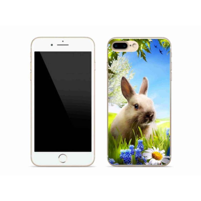 Zselés borítás mmCase iPhone 8 Plus készülékhez - nyuszi