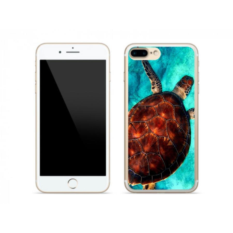 Zselés borítás mmCase iPhone 8 Plus készülékhez - teknősbéka