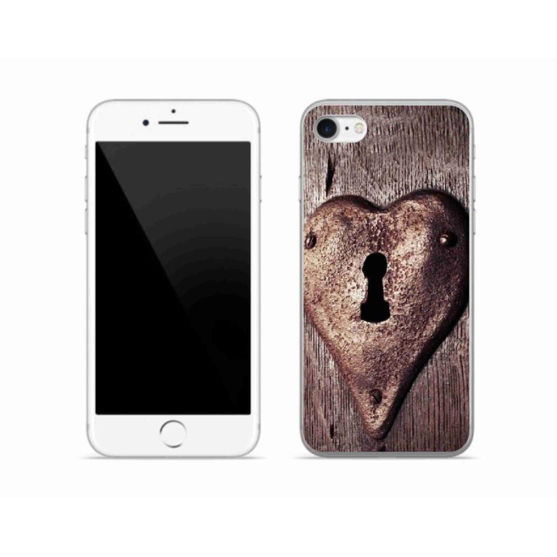 Gél borítás mmCase iPhone 8 készülékhez - szív alakú zár