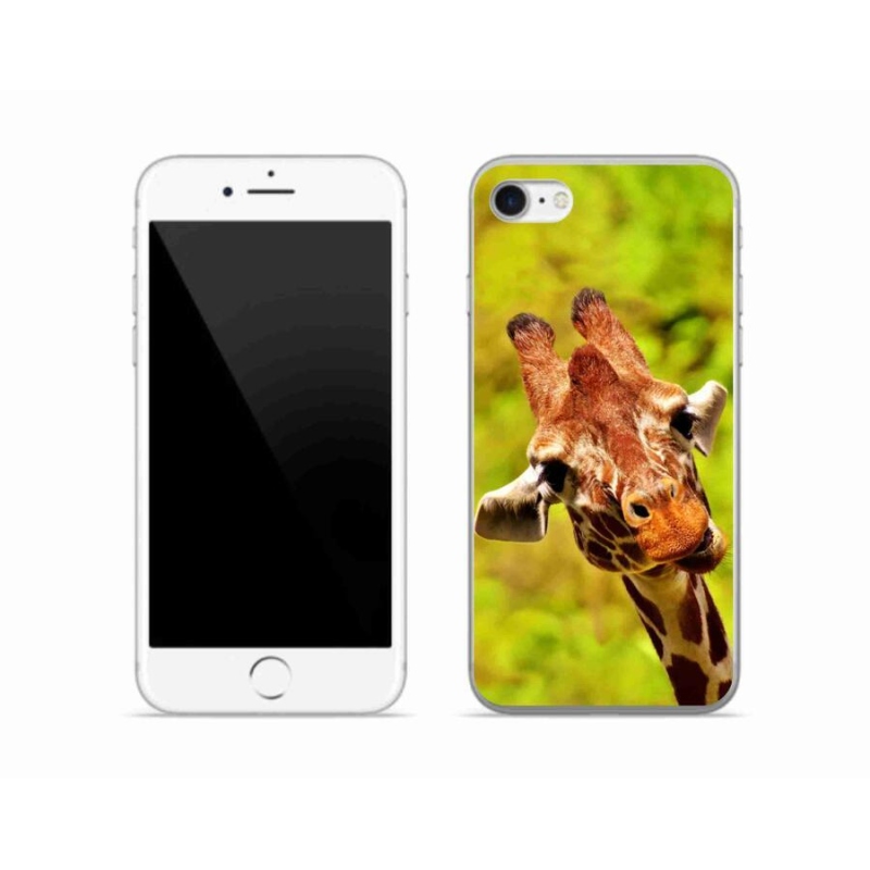 Zselés borítás mmCase iPhone 8 készülékhez - zsiráf