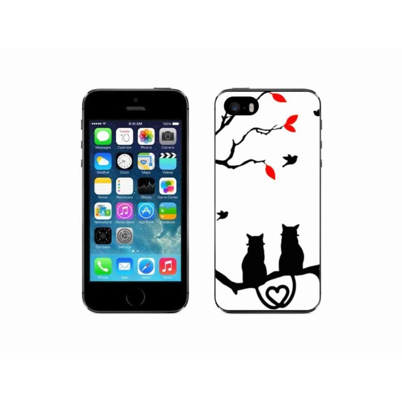 Gél borítás mmCase iPhone SE (2016) - macskaszeretet