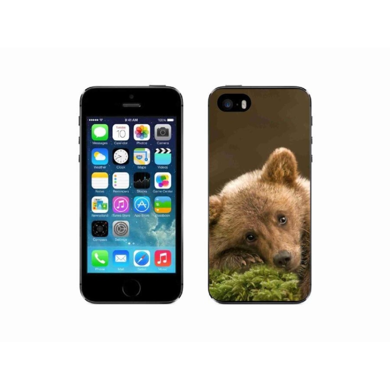 Zselés borítás mmCase iPhone SE (2016) - medve