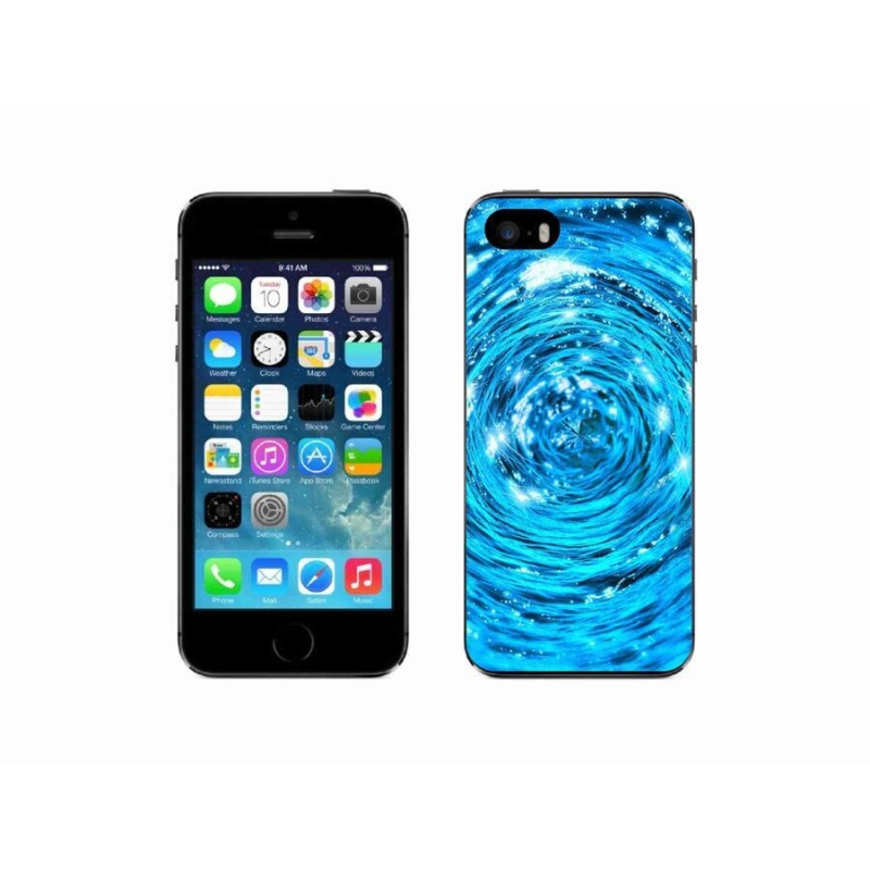 Gél borítás mmCase iPhone SE (2016) - water vortex - vízörvény