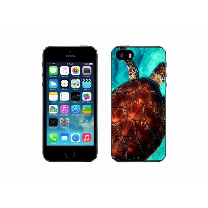 Zselés borítás mmCase iPhone SE (2016) - teknősbéka