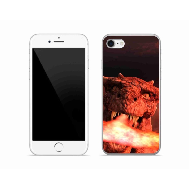 Zselés borítás mmCase iPhone SE (2020) - sárkány