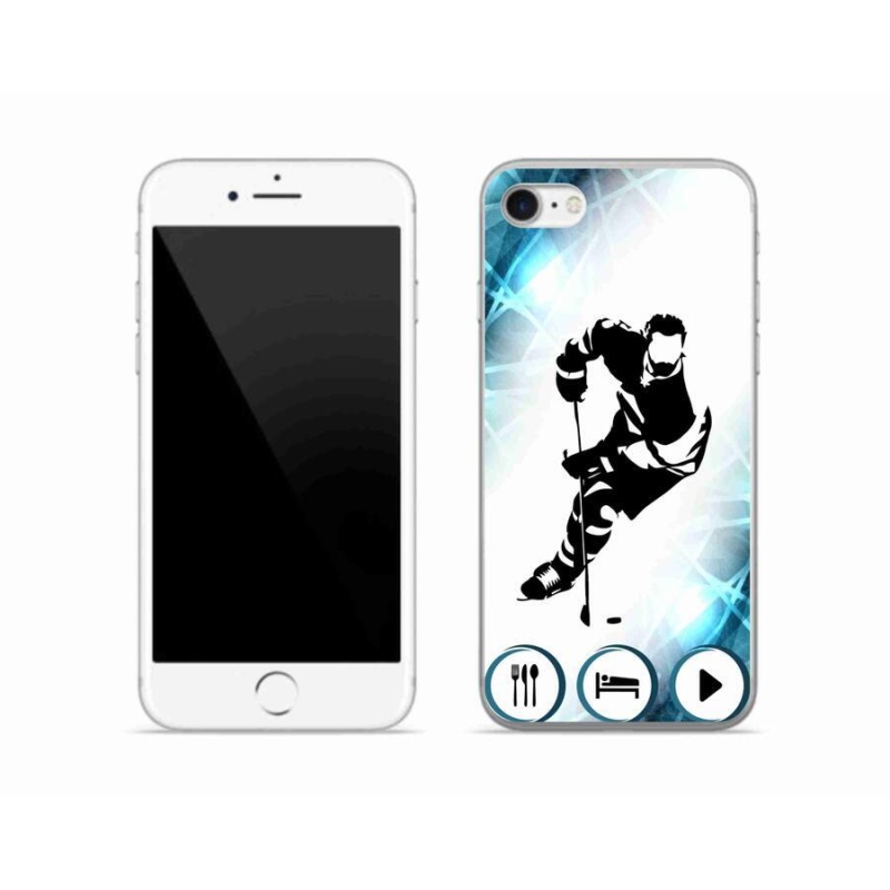 Zselés borítás mmCase iPhone SE (2020) - jégkorong 1