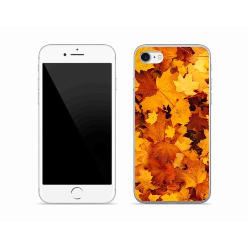 Zselés borítás mmCase iPhone SE (2020) - juharlevelek